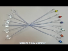 Silicone Medical Suprapubic Indwelling Foley Catheter For Patient