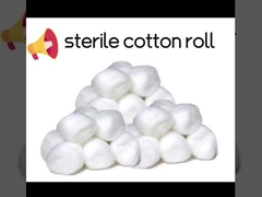 100% Cotton Absorbent Medical Cotton Balls Disposable Sterile Gauze Balls With X-Ray