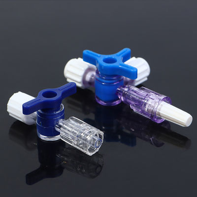 คุณภาพ  Luer Lock Catheter Plastic One Way Infusion Stopcocks Valve Water Medical โรงงาน