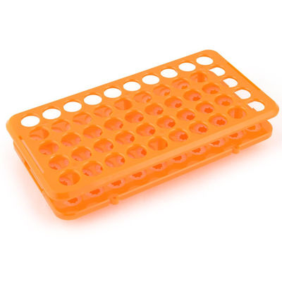คุณภาพ  50 Well Plastic Multifunction Test Tube Holder Rack With Silicone โรงงาน