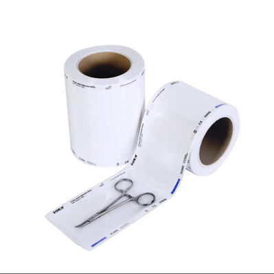 200mm*100mm Tyvek 2FS/1059B/1073B Medical Sterile Tyvek Pouches Reels Roll For Plasma Sterilization
