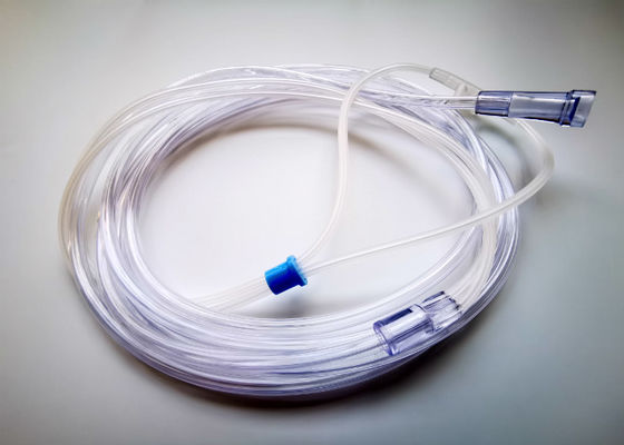 2.1m PVC น้ําระบายต่ํา ช่องจมูก Canula ท่อออกซิเจนตรง
