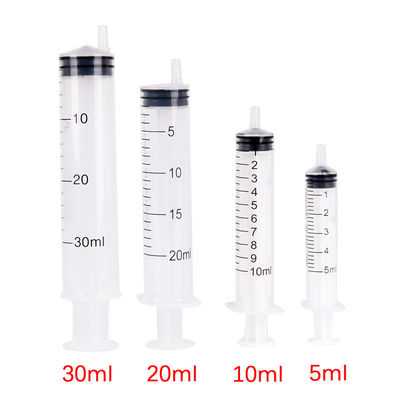 เข็มฉีดยาปลอดสารใช้แล้วทิ้ง Luer Lock Non Pyrogenic Three Part 10 Ml 20 Ml