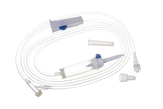 Admin Infusion Set การใช้งานครั้งเดียวแบบไร้สาระ ISO standard Y ระบบควบคุมการไหลของฉีด การดูแลผู้ป่วยแบบท่อที่กําหนดเอง