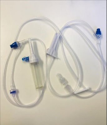Admin Infusion Transfusion ตั้งค่าหลอดปรับแต่งปลอดเชื้อพร้อมเข็มเชื่อมต่อ Y