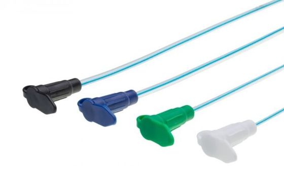 ท่อให้อาหาร PVC ทางการแพทย์ 4-22FR ท่อสี่เหลี่ยมผืนผ้าแบบใช้แล้วทิ้งพร้อมเครื่องหมายหลายสี