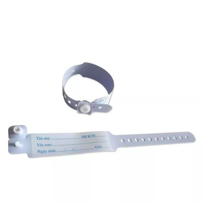 PVC Medical I.D. Wristband อุปกรณ์การใช้งานทางการแพทย์ สบาย ใส่ครั้งเดียว ทนทานและทนน้ํา
