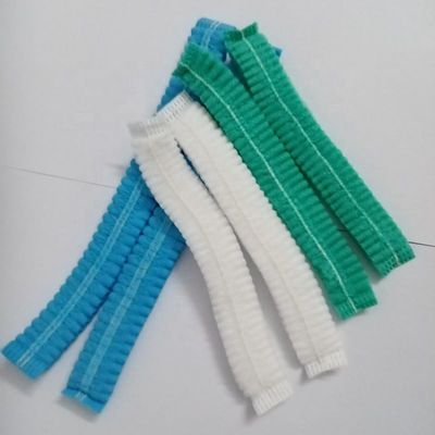ปรับแต่งเครื่องมือการผ่าตัดแบบไม่เนื้อผ้าแบบพยาบาล Cap ยืดหยุ่น Medical Surgical Mob Cap