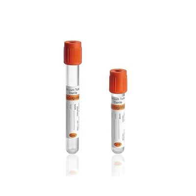 Pro-coagulation Tube Type PET หรือ Glass Material หลอดเก็บเลือดสุญญากาศฆ่าเชื้อ