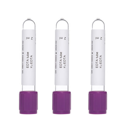 หลอดเก็บเลือดครบส่วน EDTA Tube ที่ผ่านการฆ่าเชื้อแล้ว