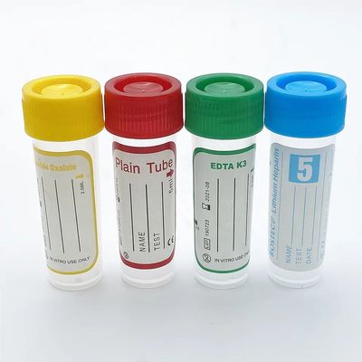 การเก็บตัวอย่างหลอดเลือดฝอยด้วยหลอดดูด Micro Edta ปลอดเชื้อแบบใช้แล้วทิ้งในเด็ก