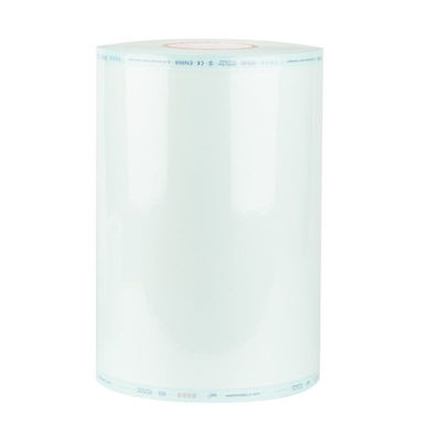 ม้วนฆ่าเชื้อและกระเป๋าปิดผนึกด้วยความร้อนแบบใช้แล้วทิ้งแบบเรียบ Tyvek Sterilization Roll/Reel