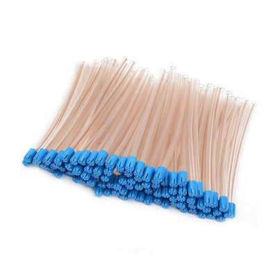 หลอดดูดทางทันตกรรมแบบใช้แล้วทิ้งหลอดดูดน้ำลาย Ejector Dental Surgical Aspirator Suction Tube 100PCS