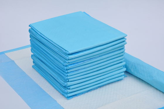 Chux ดูดซับขนาด 50 × 50 ซม. ใช้แล้วทิ้งภายใต้แผ่นรองผ้าลินิน Savers แผ่น Underpads ทางการแพทย์